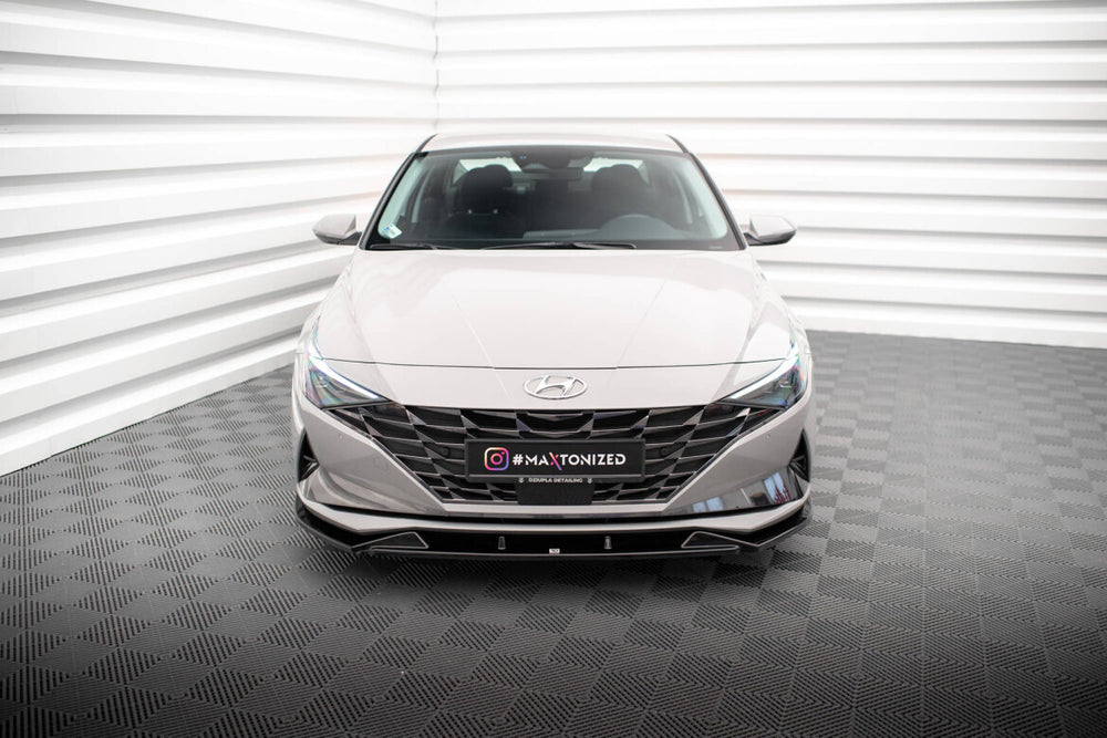 Maxton Parts - Frontlippe passend für Hyundai Elantra Mk7 schwarz Hochglanz