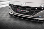 Maxton Parts - Frontlippe passend für Hyundai Elantra Mk7 schwarz Hochglanz