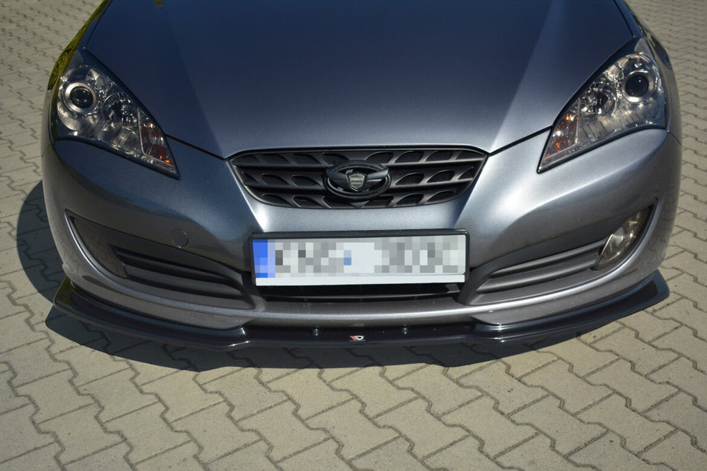 Maxton Parts - Frontlippe passend für Hyundai Genesis Coupe MK.1 schwarz Hochglanz