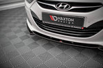Maxton Parts - Frontlippe passend für Hyundai I40 Mk1 schwarz Hochglanz