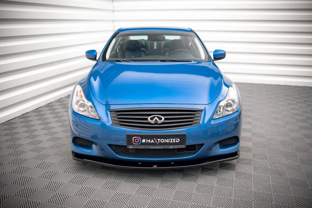 Maxton Parts - Frontlippe passend für Infiniti G37 Coupe schwarz Hochglanz