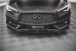 Maxton Parts - Frontlippe passend für Infiniti Q60 S Mk2 schwarz Hochglanz