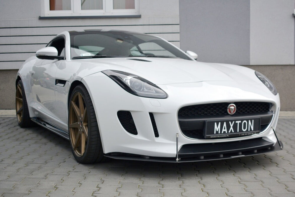 Maxton Parts - Frontlippe passend für Jaguar F-TYPE schwarz matt