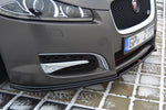 Maxton Parts - Frontlippe passend für Jaguar XF (X250) MK1 SPORTBRAKE S-PACK schwarz Hochglanz