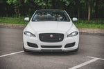 Maxton Parts - Frontlippe passend für Jaguar XJ R-Sport X351 FL schwarz Hochglanz