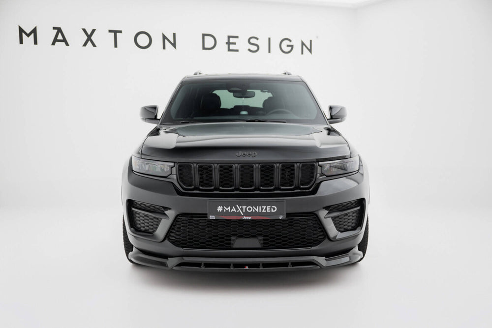 Maxton Parts - Frontlippe passend für Jeep Grand Cherokee Trailhawk Mk5 schwarz Hochglanz