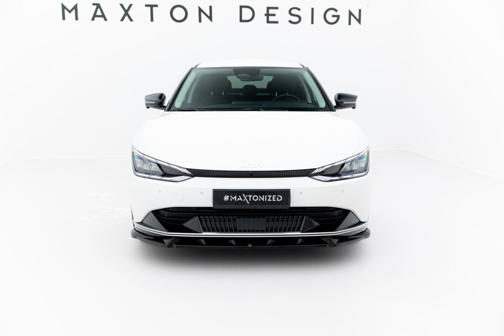 Maxton Parts - Frontlippe passend für Kia EV6 Mk1 schwarz Hochglanz