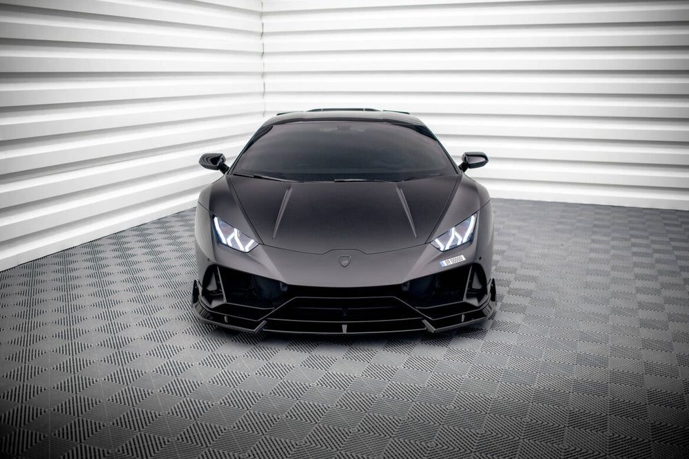 Maxton Parts - Frontlippe passend für Lamborghini Huracan EVO AWD schwarz Hochglanz
