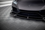 Maxton Parts - Frontlippe passend für Lamborghini Huracan EVO AWD schwarz Hochglanz