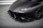 Maxton Parts - Frontlippe passend für Lamborghini Huracan EVO AWD schwarz Hochglanz