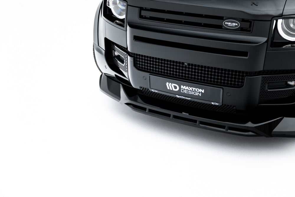 Maxton Parts - Frontlippe passend für Land Rover Defender Mk4 schwarz Hochglanz