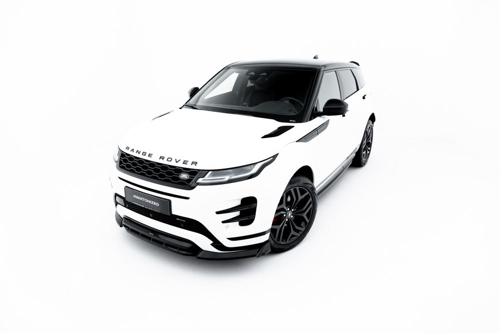 Maxton Parts - Frontlippe passend für Land Rover Range Rover Evoque Dynamic Mk2 schwarz Hochglanz