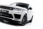 Maxton Parts - Frontlippe passend für Land Rover Range Rover Sport Mk2 Facelift schwarz Hochglanz