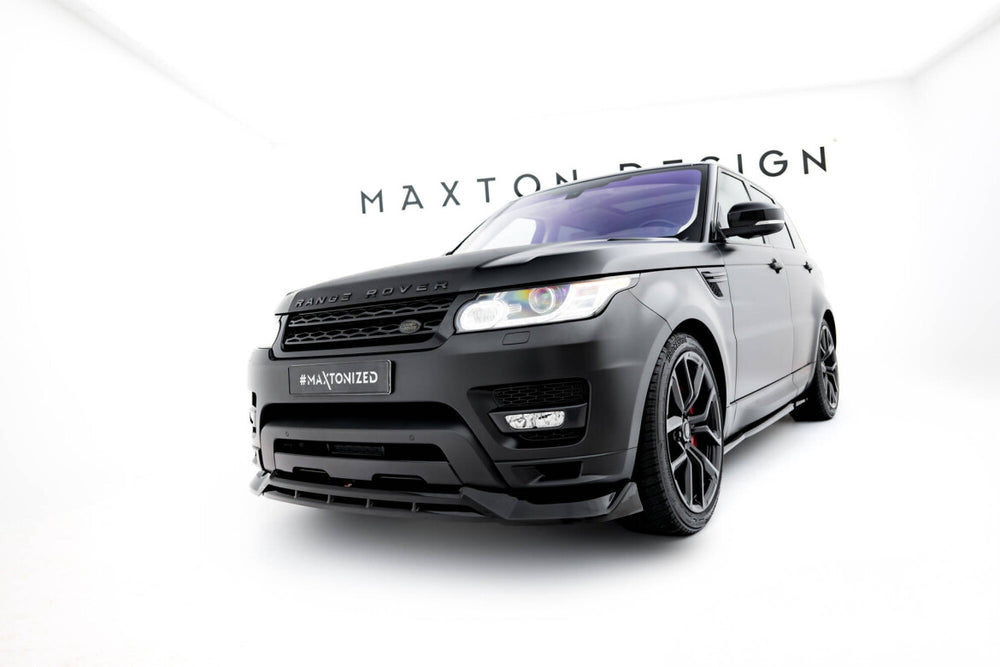 Maxton Parts - Frontlippe passend für Land Rover Range Rover Sport Mk2 schwarz Hochglanz