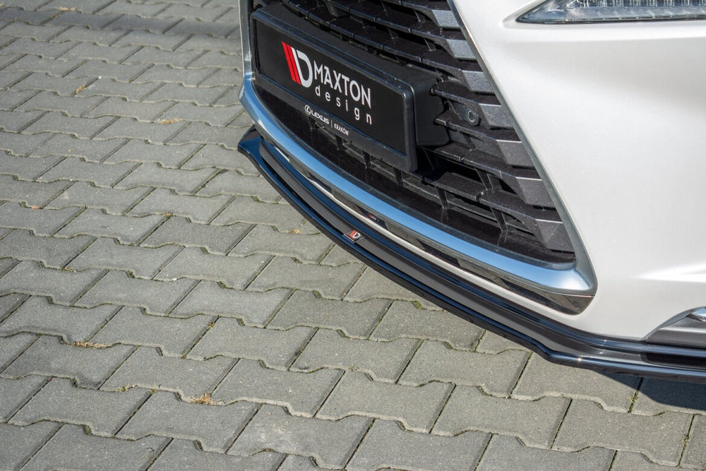 Maxton Parts - Frontlippe passend für Lexus NX FL schwarz Hochglanz
