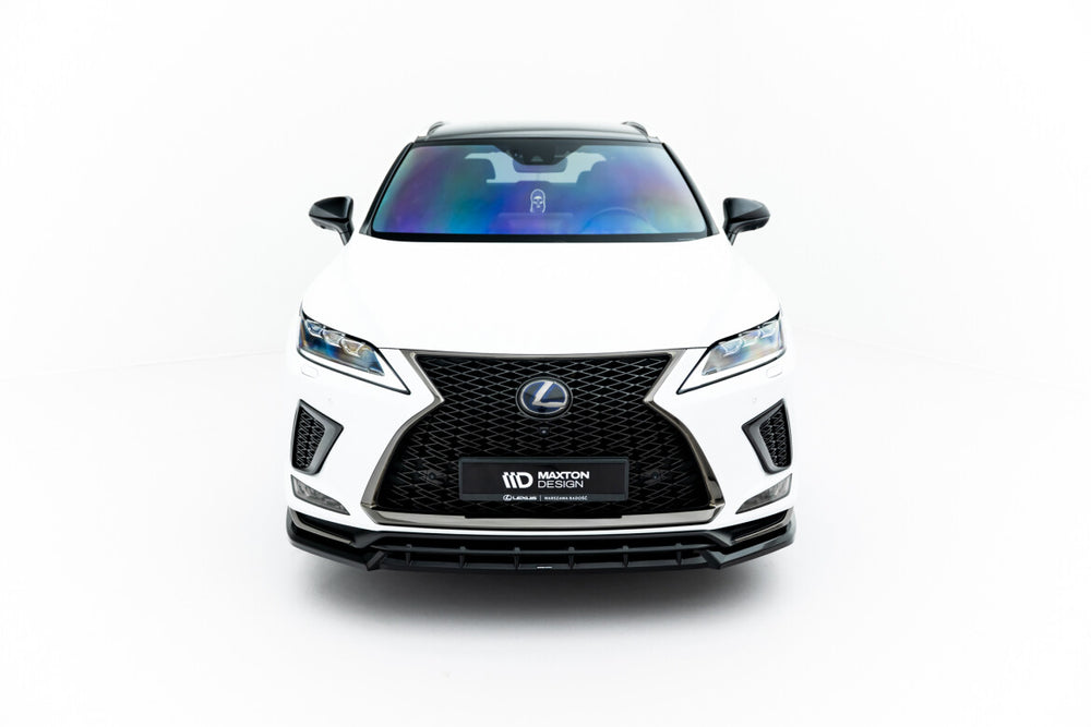 Maxton Parts - Frontlippe passend für Lexus RX F-Sport Mk4 FL schwarz Hochglanz