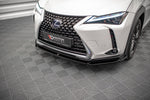 Maxton Parts - Frontlippe passend für Lexus UX F-Sport Mk1 schwarz Hochglanz