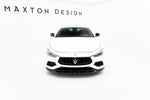 Maxton Parts - Frontlippe passend für Maserati Ghibli Modena Mk3 FL schwarz Hochglanz