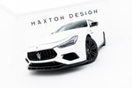 Maxton Parts - Frontlippe passend für Maserati Ghibli Modena Mk3 FL schwarz Hochglanz