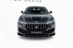 Maxton Parts - Frontlippe passend für Maserati Levante GT Mk1 FL schwarz Hochglanz