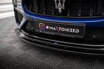Maxton Parts - Frontlippe passend für Maserati Levante GTS / Trofeo Mk1 schwarz Hochglanz
