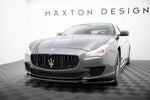 Maxton Parts - Frontlippe passend für Maserati Quattroporte Mk6 schwarz Hochglanz
