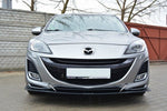Maxton Parts - Frontlippe passend für Mazda 3 MK2 SPORT (vor FL) schwarz matt