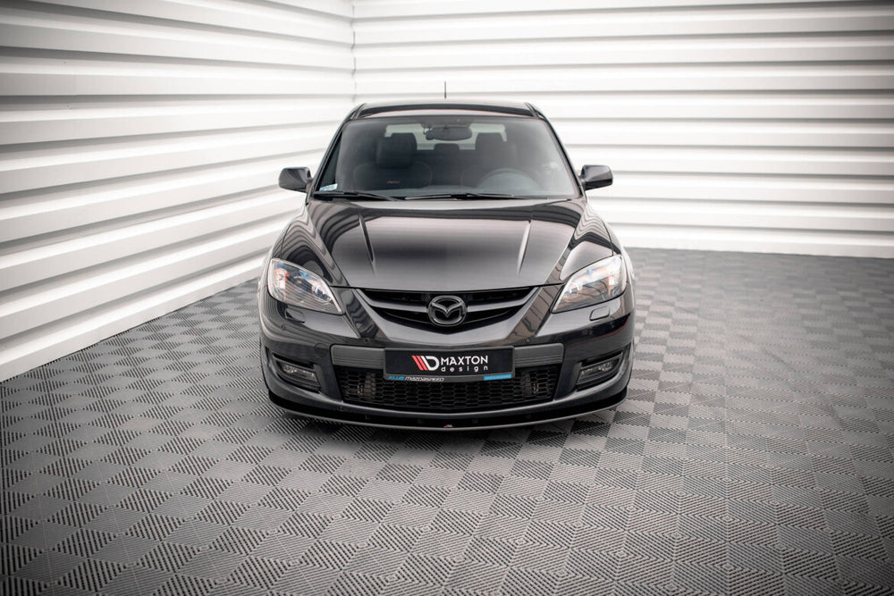 Maxton Parts - Frontlippe passend für Mazda 3 MPS Mk1 schwarz matt