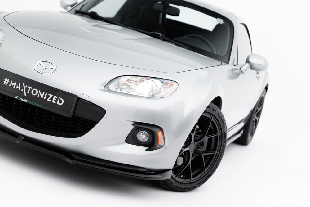 Maxton Parts - Frontlippe passend für Mazda MX-5 Mk3 (NC) FL schwarz Hochglanz