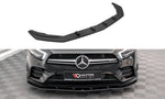 Maxton Parts - Frontlippe passend für Mercedes A35 AMG / AMG-Line Aero Pack W177 schwarz matt