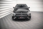 Maxton Parts - Frontlippe passend für Mercedes A35 AMG / AMG-Line Aero Pack W177 schwarz matt