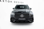 Maxton Parts - Frontlippe passend für Mercedes-AMG / AMG-Line GLE SUV W167 schwarz Hochglanz
