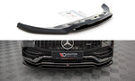 Maxton Parts - Frontlippe passend für Mercedes-AMG GLC 43 / AMG-Line SUV X253 FL schwarz Hochglanz