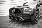 Maxton Parts - Frontlippe passend für Mercedes-AMG GLC 43 / AMG-Line SUV X253 FL schwarz Hochglanz