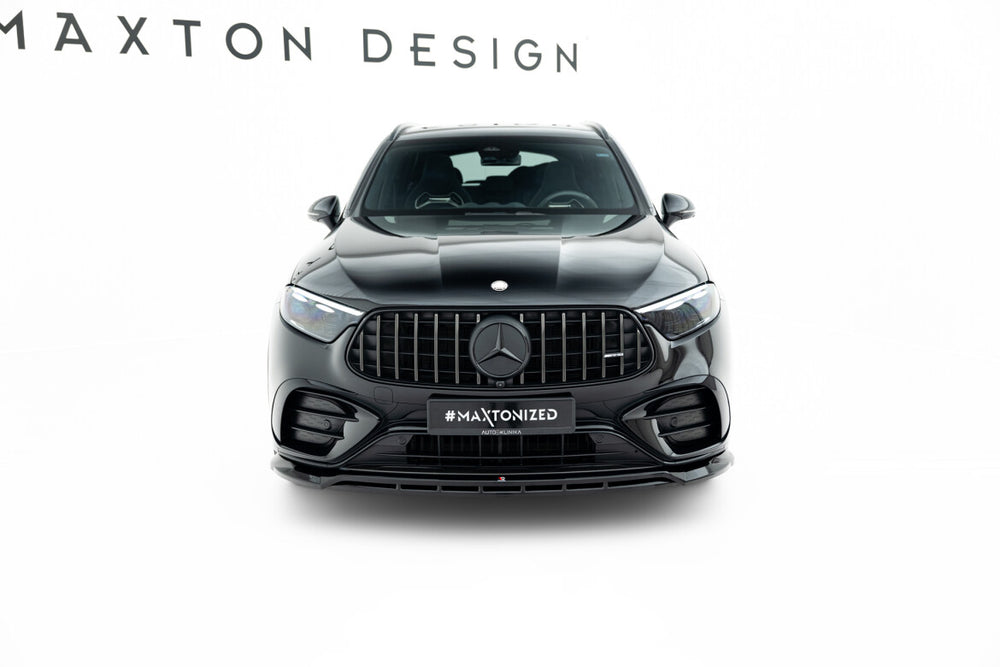 Maxton Parts - Frontlippe passend für Mercedes-AMG GLC 43 X254 schwarz Hochglanz