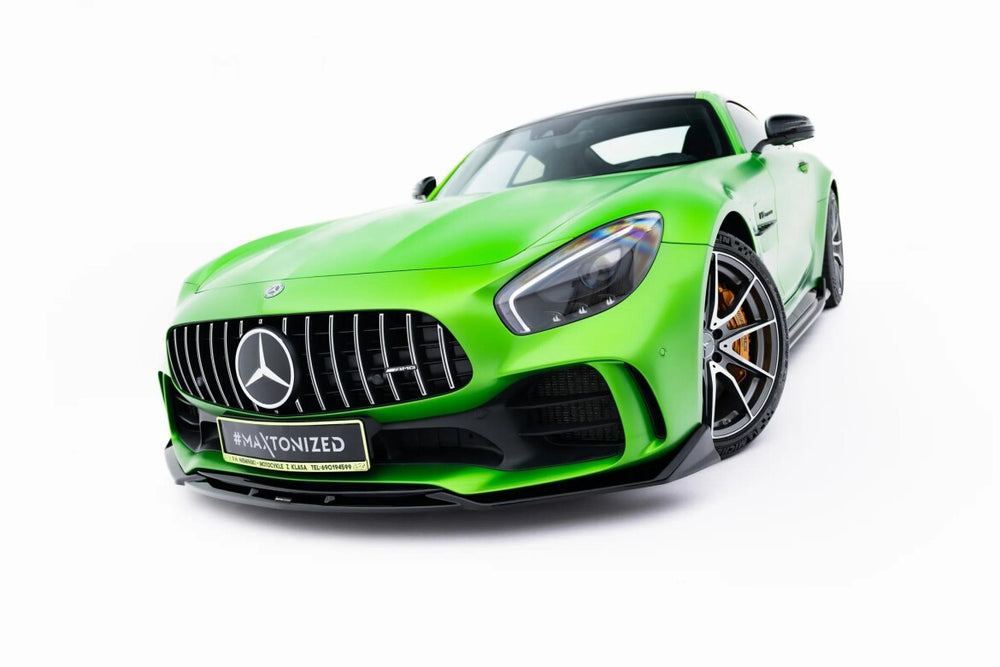 Maxton Parts - Frontlippe passend für Mercedes-AMG GT R C190 Facelift schwarz Hochglanz