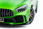 Maxton Parts - Frontlippe passend für Mercedes-AMG GT R C190 Facelift schwarz Hochglanz