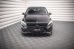 Maxton Parts - Frontlippe passend für Mercedes B W246 FL schwarz Hochglanz