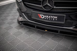 Maxton Parts - Frontlippe passend für Mercedes B W246 FL schwarz Hochglanz