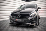 Maxton Parts - Frontlippe passend für Mercedes B W246 FL schwarz Hochglanz