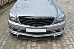 Maxton Parts - Frontlippe passend für Mercedes C Limousine / Kombi AMG-Line W204 / S204 schwarz matt