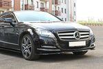Maxton Parts - Frontlippe passend für Mercedes CLS C218 schwarz Hochglanz