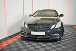 Maxton Parts - Frontlippe passend für Mercedes E-Klasse W207 Coupe AMG-Line schwarz Hochglanz