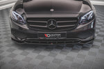 Maxton Parts - Frontlippe passend für Mercedes E W213 schwarz Hochglanz