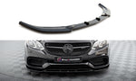 Maxton Parts - Frontlippe passend für Mercedes E63 AMG Limousine W212 FL schwarz Hochglanz