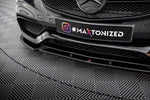 Maxton Parts - Frontlippe passend für Mercedes E63 AMG Limousine W212 FL schwarz Hochglanz