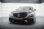 Maxton Parts - Frontlippe passend für Mercedes E63 AMG Limousine W212 FL schwarz Hochglanz
