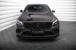 Maxton Parts - Frontlippe passend für Mercedes GLC Coupe AMG-Line /43 AMG C253 schwarz Hochglanz