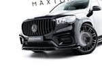 Maxton Parts - Frontlippe passend für Mercedes GLS AMG-Line X167 FL schwarz Hochglanz