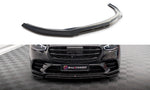 Maxton Parts - Frontlippe passend für Mercedes S AMG-Line W223 schwarz Hochglanz